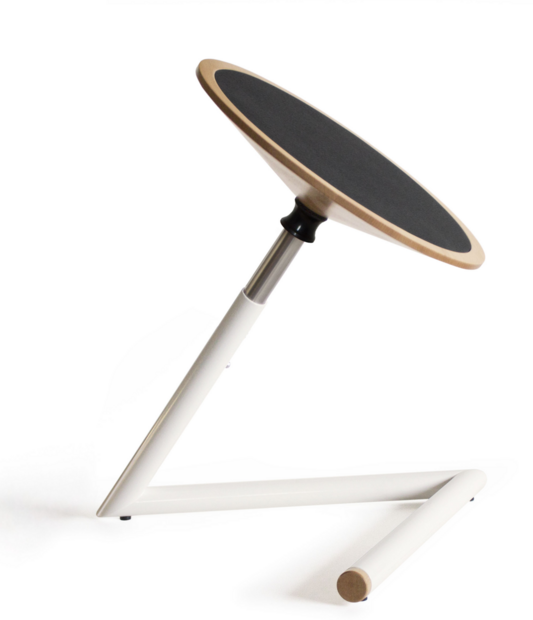 Tabouret oscillant r&eacute;glable en hauteur ergonomique  - Wigli Just